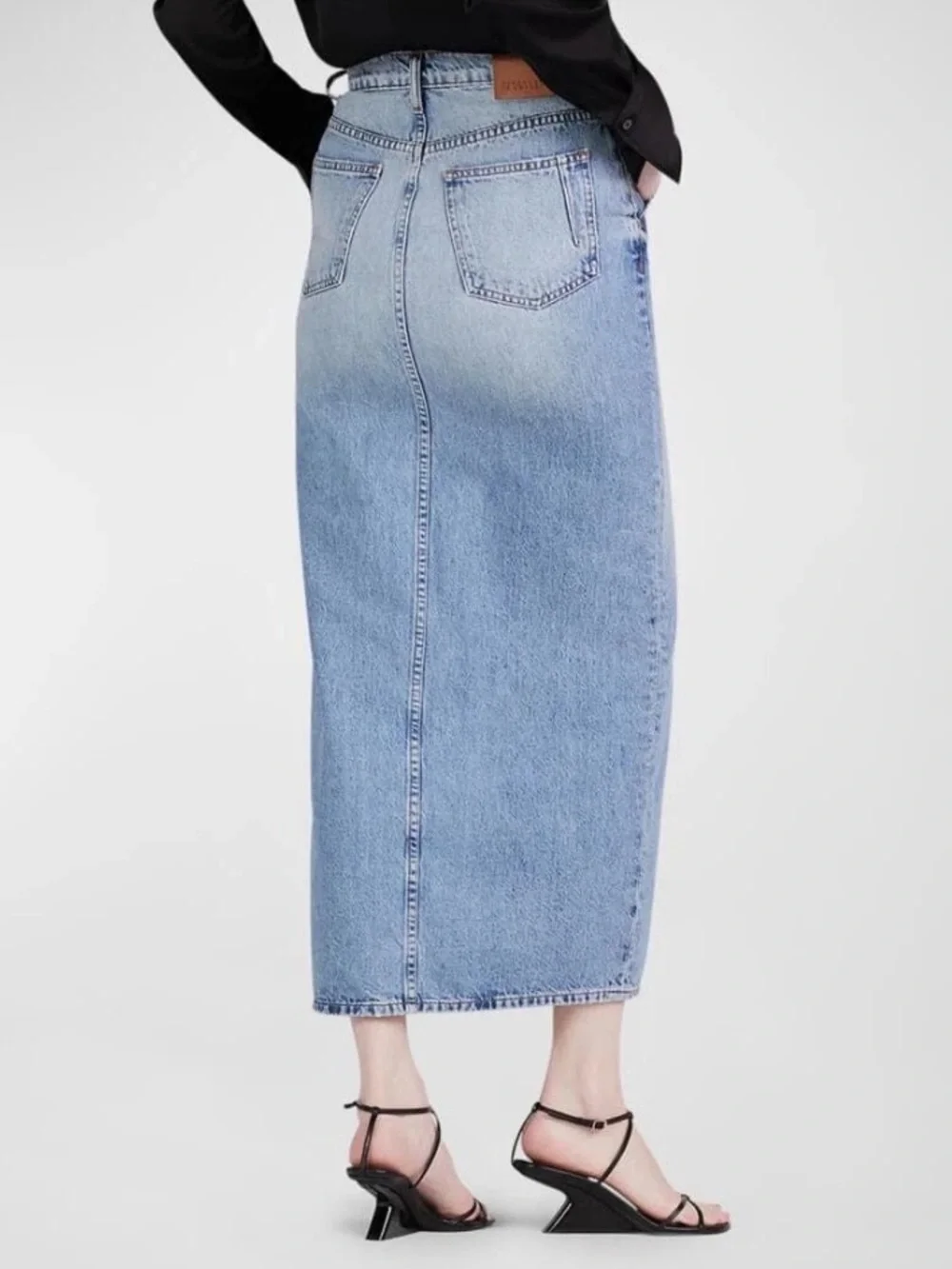 Derek Lam 10 Crosby Lu Denim Jean Maxi Skirt - Sz. 31 - NWT